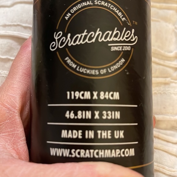 Extra large deluxe scratch map - Picture 5 of 6